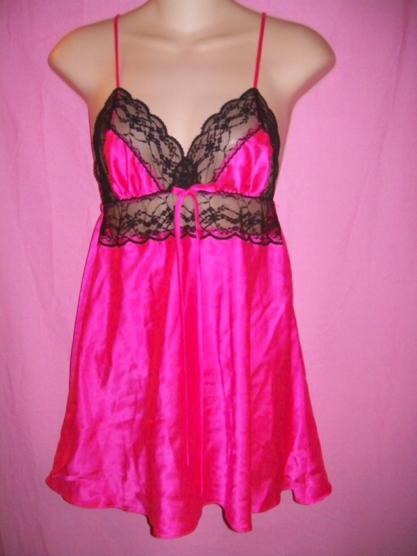 Victoria's Secret Lingerie Very Sexy Satin and Lace Babydoll and Bikini set