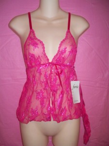 Faris_Myler_Lace_Babydoll_Fuschia
