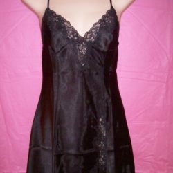 Frederick's of Hollywood Satin Lace Chemise