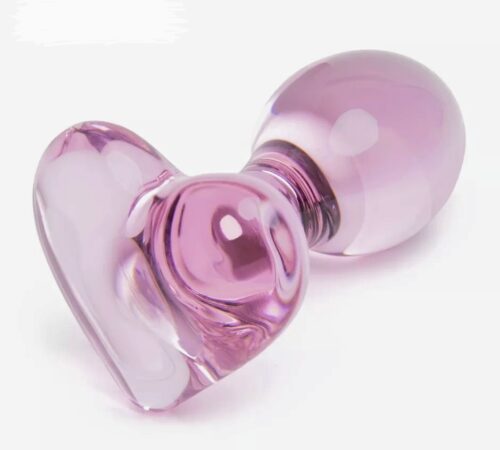 Heart-Crystal-Pink-Glass-Anal-Plug