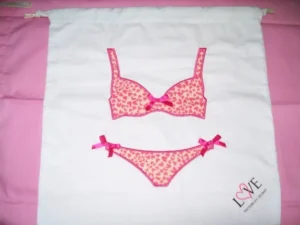 Victoria’s Secret Travel Bag and Naughty and Nice Lingerie Zippered Mesh Laundry Bag