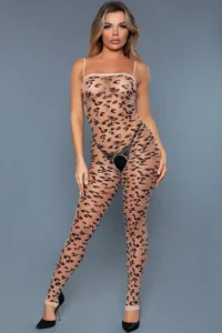 BeWicked Luscious Leopard Bodystocking