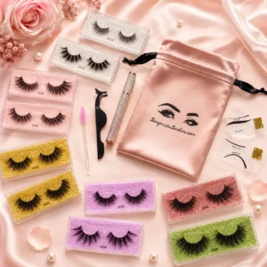 Lingerista Lashes 3-in-1 Luxe Mink Lash Kit (Glue Pen + Applicator Included)